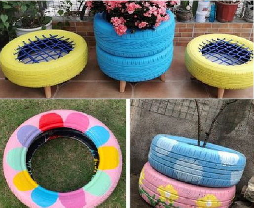 台州市墙体彩绘-变废为宝