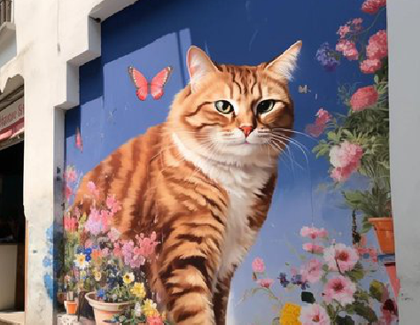 台州市自己绘制有个性的手绘墙