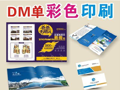 台州市单页印刷，色彩搭配简单。