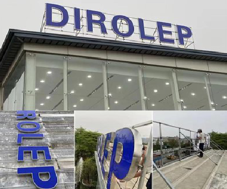 台州市楼顶发光字安装的注意事项。